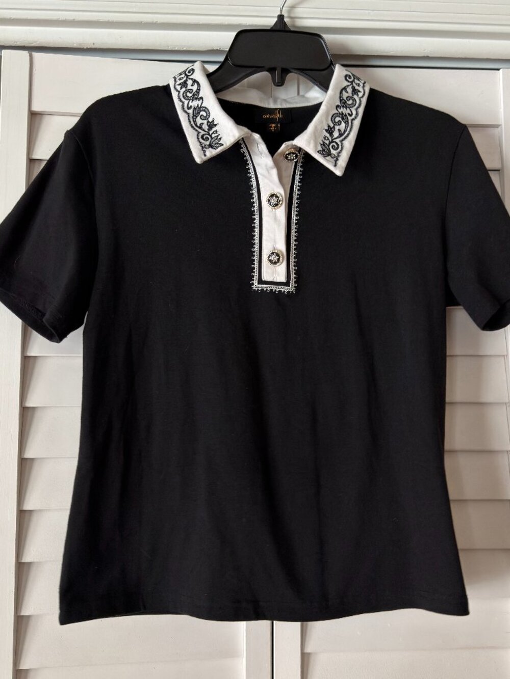 On Twelfth Embroidered Polo Shirt - Size S
